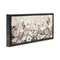 Stupell Industries Whispers Of Gold Flowers Floating Frame, design by Hannah Dawson